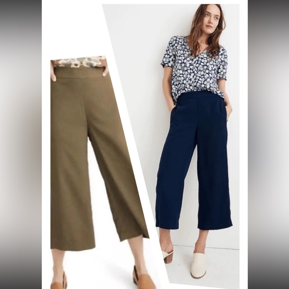 Set of 2 Madewell Huston Pull-On Crop Pants
